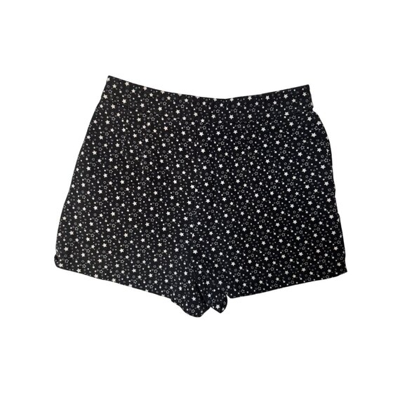 2/$30 Zara Small Trafaluc Collection Black With White Star Print Shorts - Picture 9 of 10